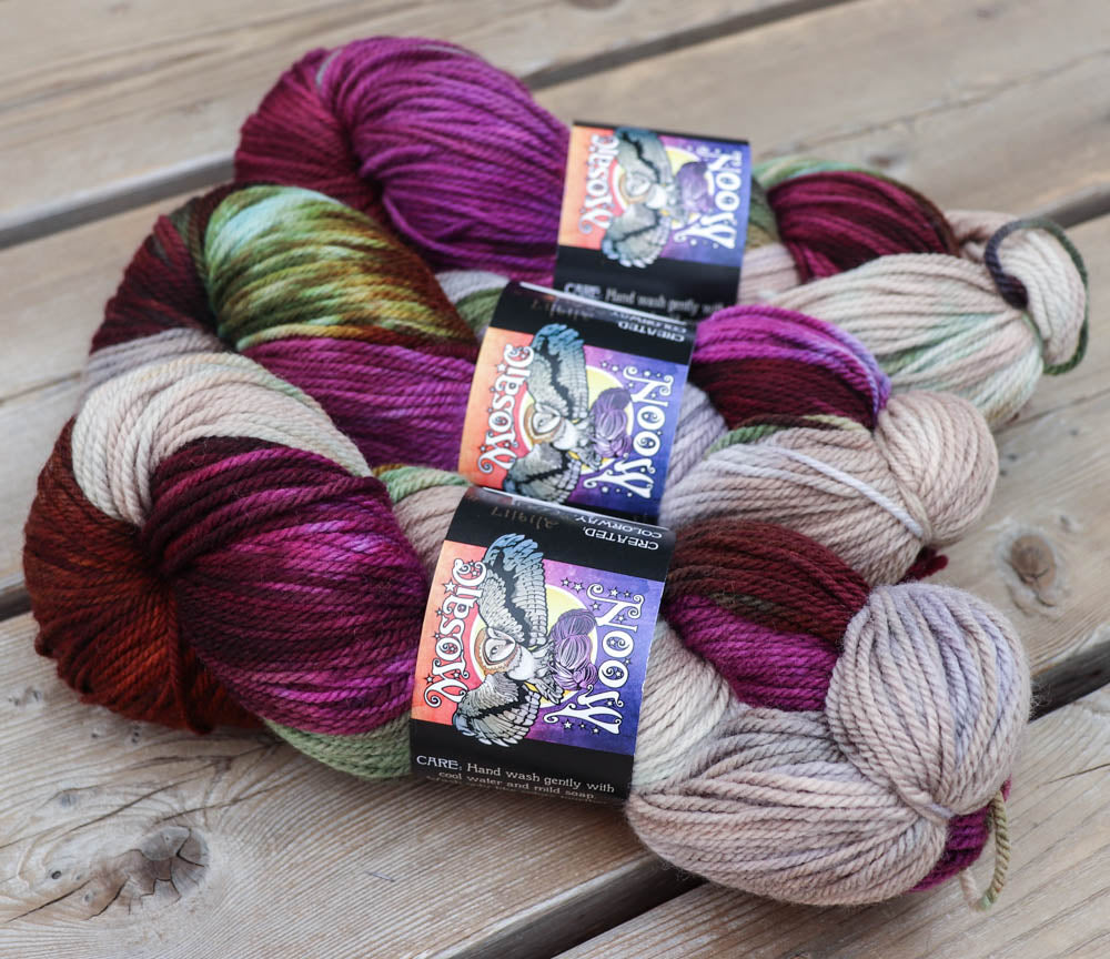 Juniper DK -- Orange Gradient Set, 2 oz skeins – Mosaic Moon