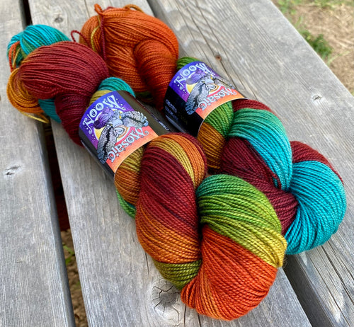 Solstice Sock — Celtic Cat Colorway