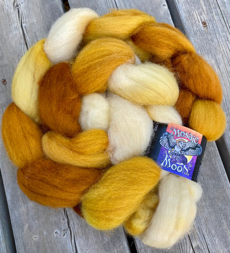 Pictish Roving - Straw into Gold Colorway