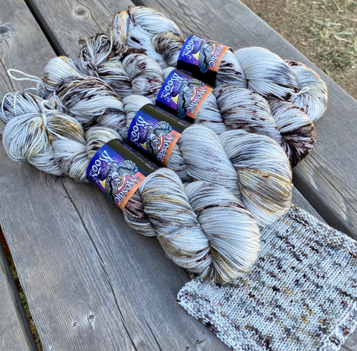 Solstice Sock — Barred Owl Sprinkle Dye