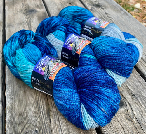 Juniper DK - Blue Box Colorway