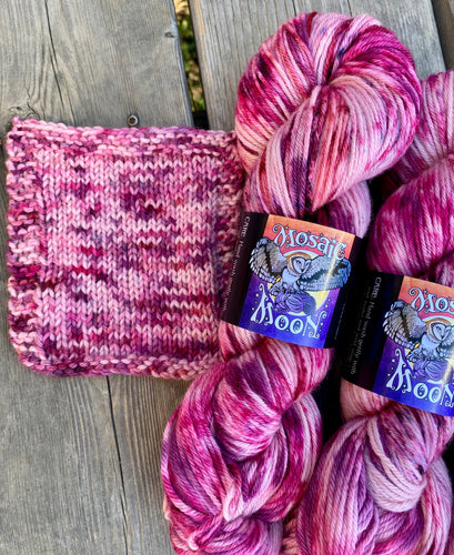 Dryad Organic Worsted - NEW Valentina Sprinkle Dye